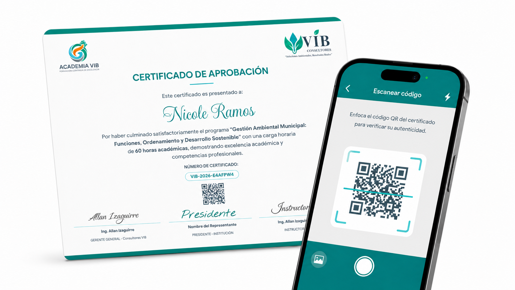 Certificación digital verificable